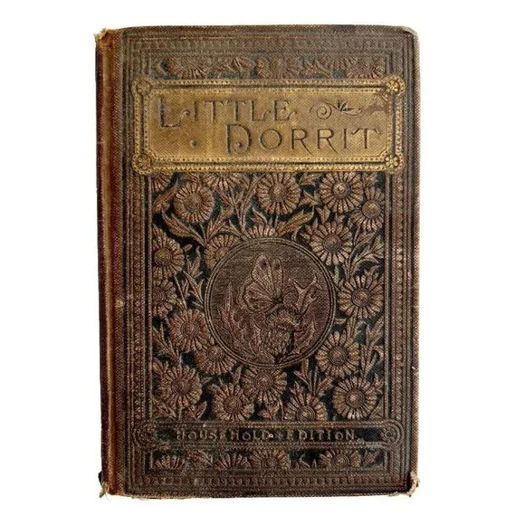 Little Dorrit Charles Dickens 1870s 1st Household Edition Victorian HC Book E65